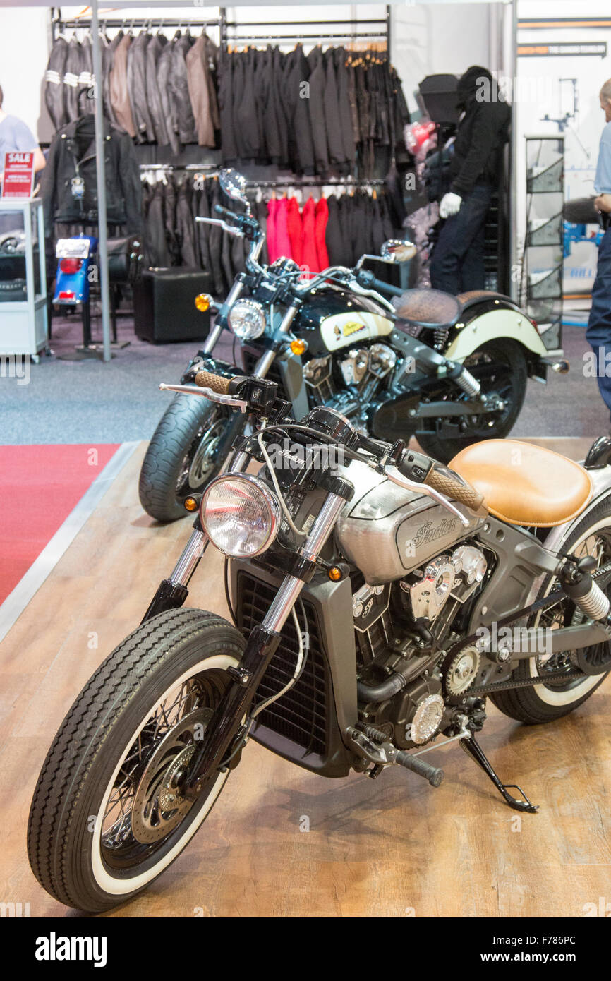 Sydney motorcycle show 2015 tenue au parc olympique de Sydney, Australie, Banque D'Images