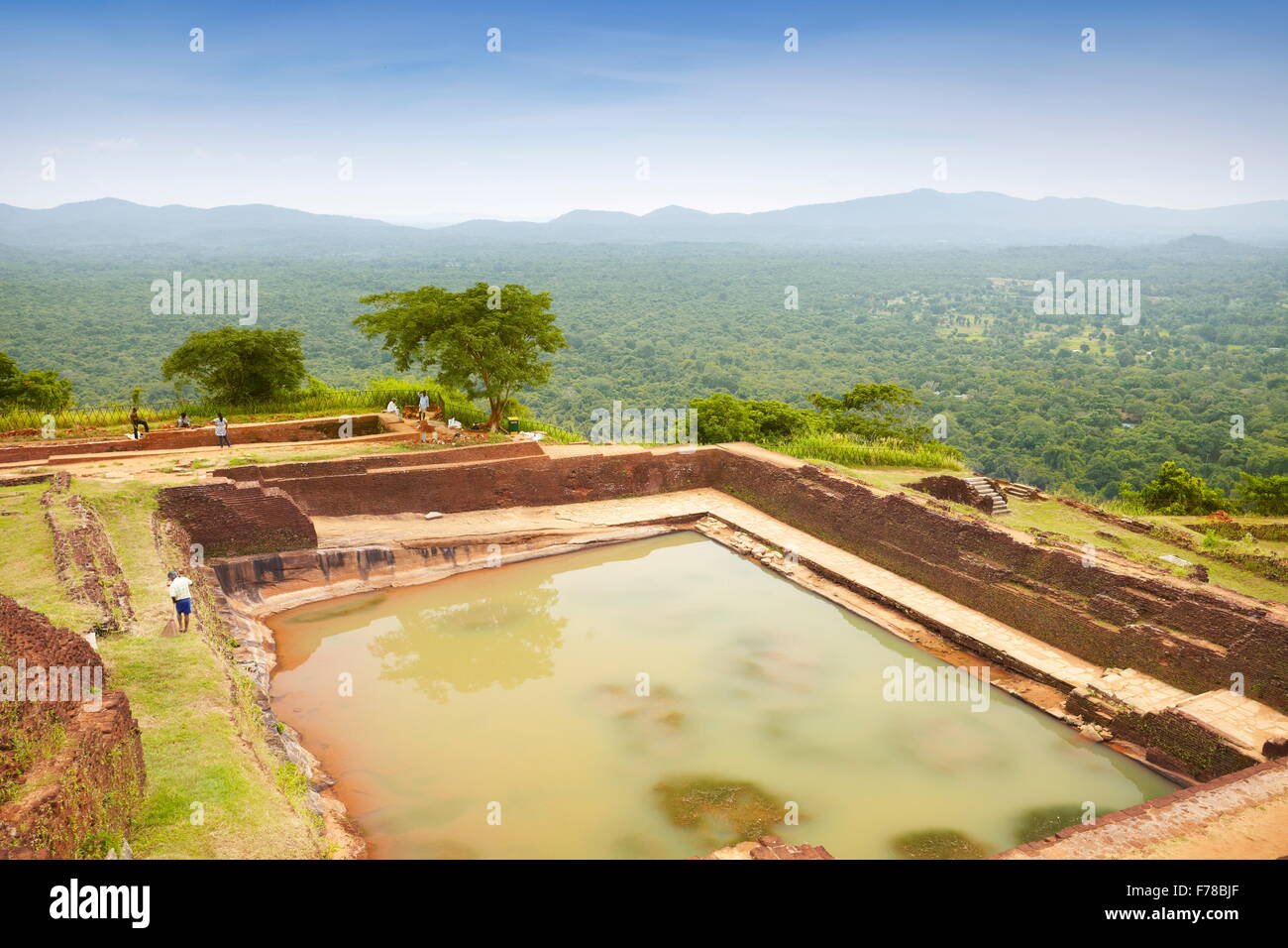 Sri Lanka - Sigiriya, ancienne forteresse, Site du patrimoine mondial de l'UNESCO Banque D'Images