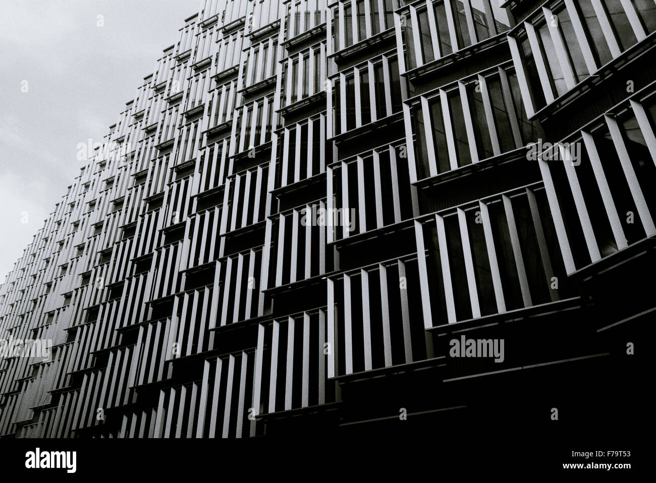 La photographie de voyage - l'architecture moderne à Londres en Angleterre en Grande-Bretagne au Royaume-Uni UK Europe. Style de vie du bâtiment Banque D'Images