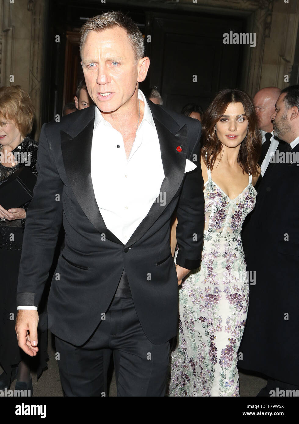 James Bond 'Stinger' after party au British Museum - Départs avec : Daniel Craig, Rachel Weisz Où : London, Royaume-Uni Quand : 27 Oct 2015 Banque D'Images