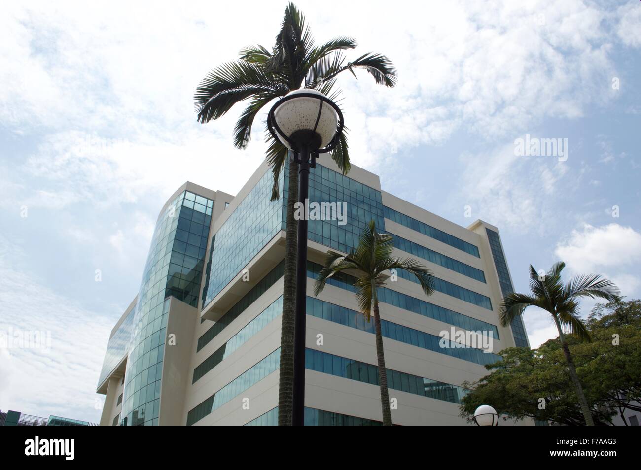 Un bâtiment moderne laboratoire universitaire à Singapour Banque D'Images