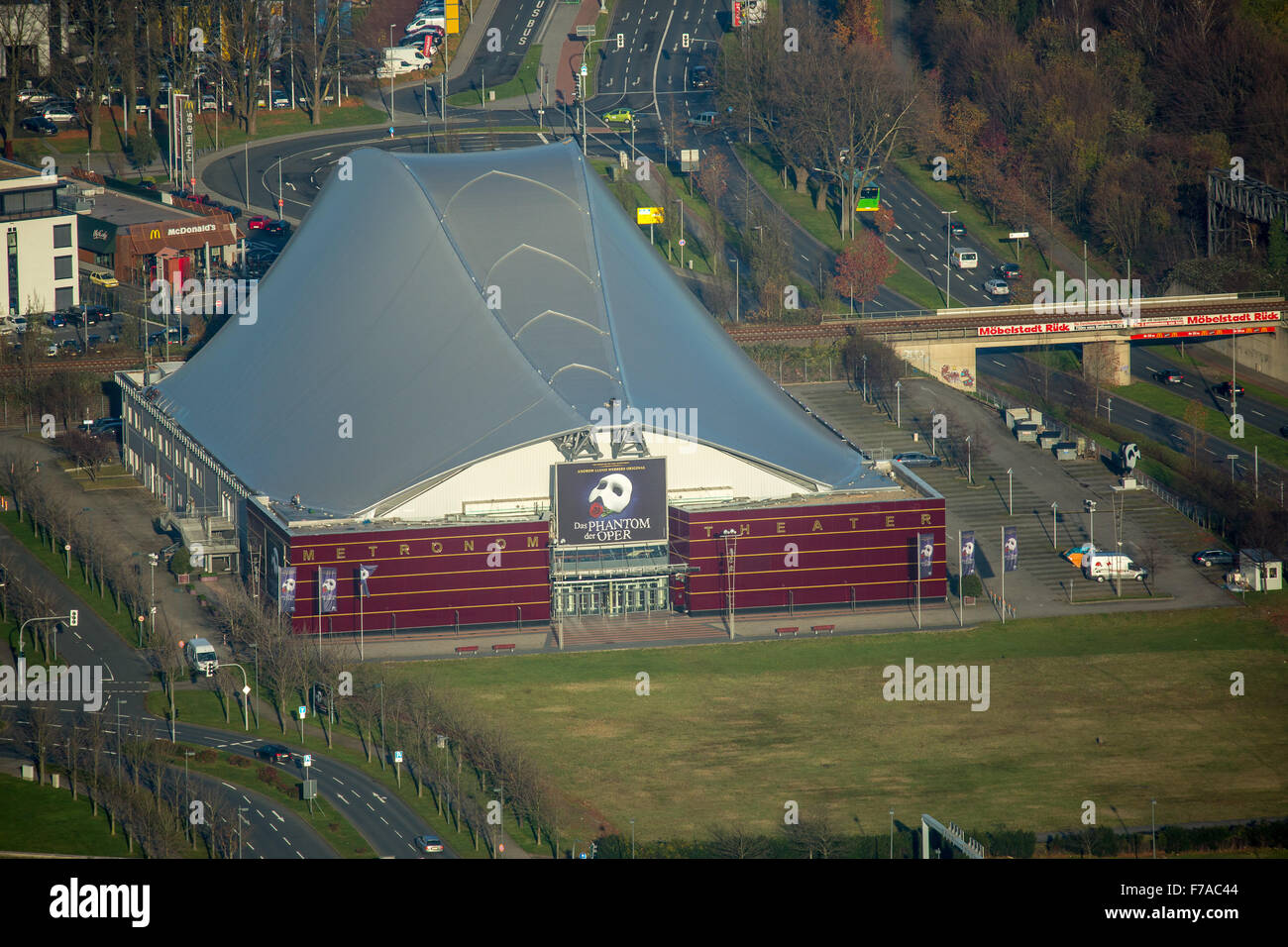 Le Fantôme de l'Opéra, Théâtre, Andrew Lloyd Webber, des divertissements sur scène, lieu au Centro, le théâtre tente, Oberhausen, Banque D'Images