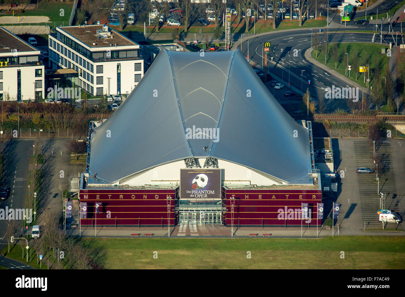 Le Fantôme de l'Opéra, Théâtre, Andrew Lloyd Webber, des divertissements sur scène, lieu au Centro, le théâtre tente, Oberhausen, Banque D'Images