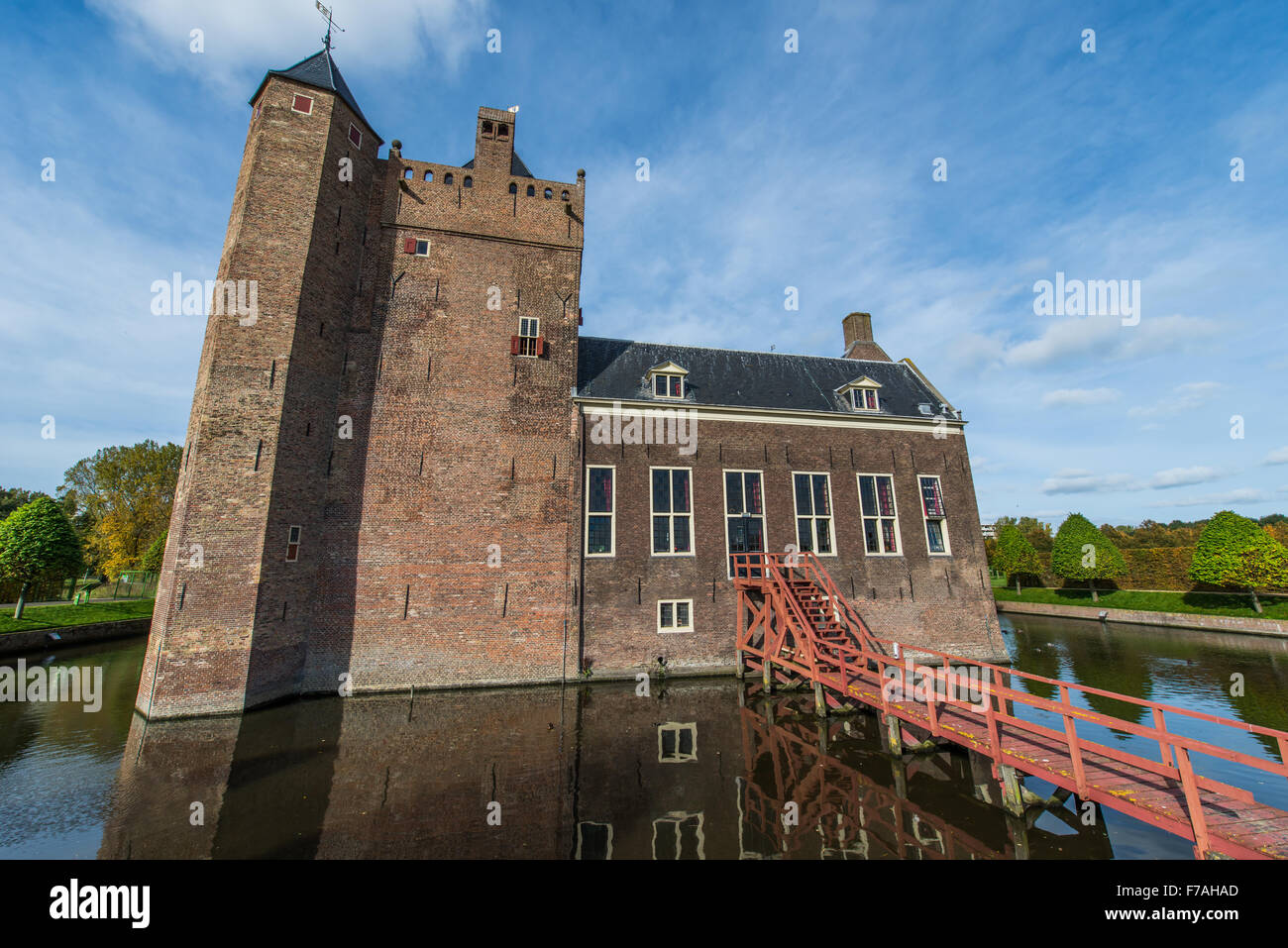 Château Assumburg en Heemskerk Pays-Bas Banque D'Images