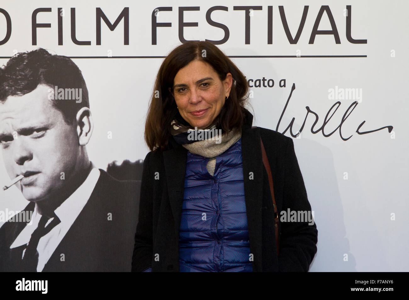 Réalisateur italien Francesca Comencini est invité de Torino Film Festival. Le Torino Film Festival (aussi appelé le Festival du Film de Turin, la FFT) est un festival international du film qui a lieu chaque année à Turin, Italie. Lieu tous les mois de novembre, c'est le deuxième plus grand film festival en Italie. (Photo par Marco Destefanis / Pacific Press) Banque D'Images
