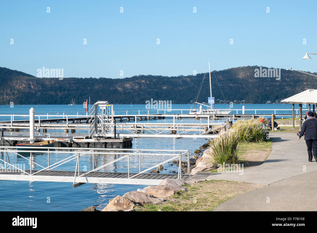 Brooklyn sur la rivière Hawkesbury en Nouvelle Galles du Sud, Australie Banque D'Images