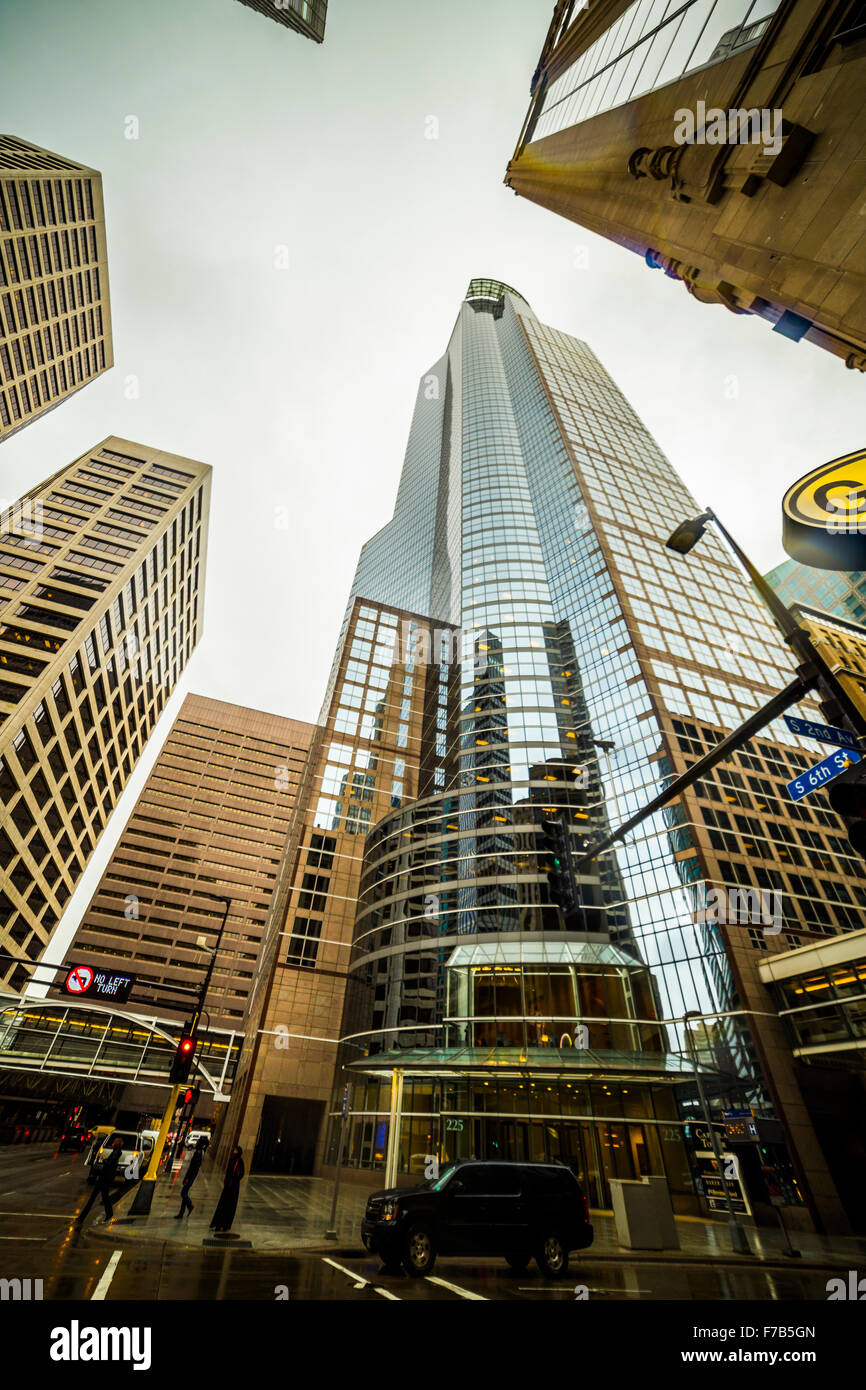 Le centre-ville de Minneapolis Banque D'Images