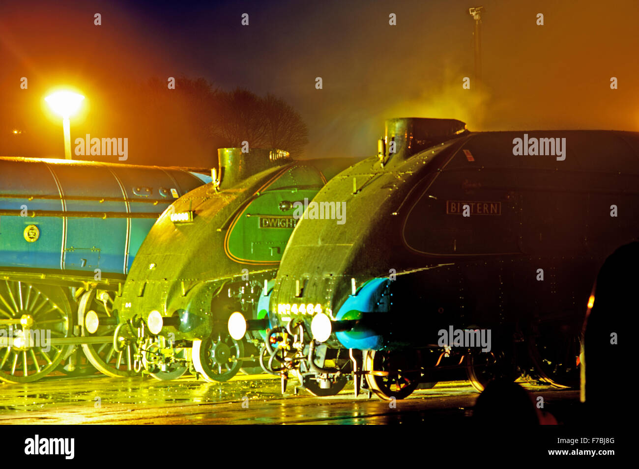 Mallard 75e anniversaire, le grand rassemblement à Shildon locomotion Banque D'Images