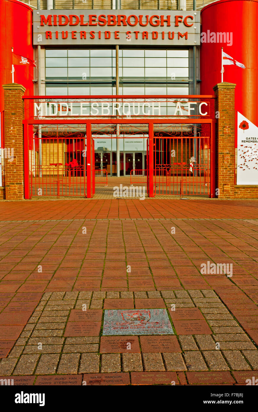 Stade Riverside Middlesbrough Banque D'Images