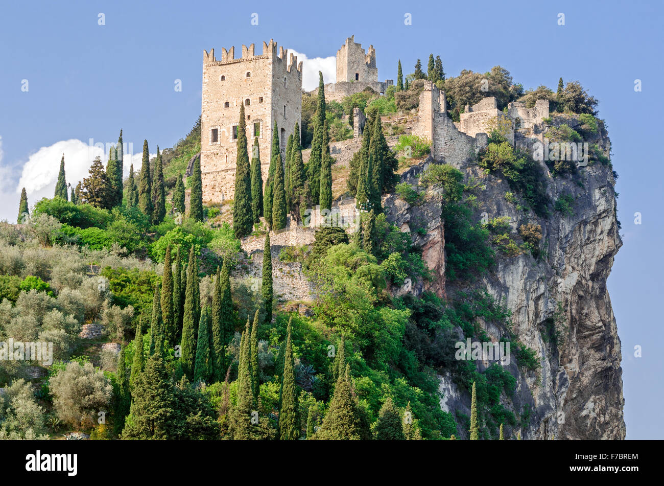 Castello di Arco Arco - Château (Trentin, Italie) Banque D'Images