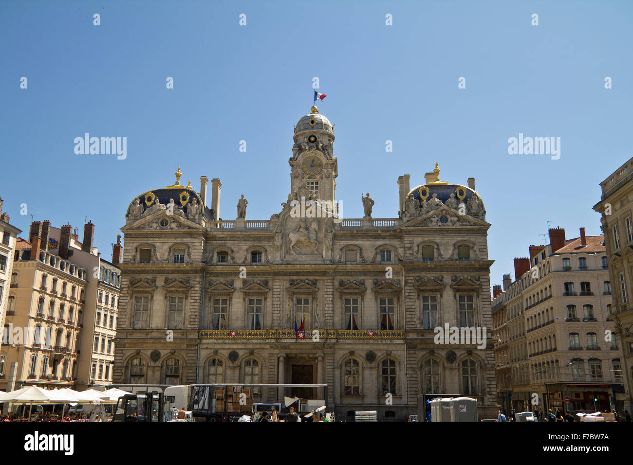 L'hôtel de ville de Lyon, France Banque D'Images