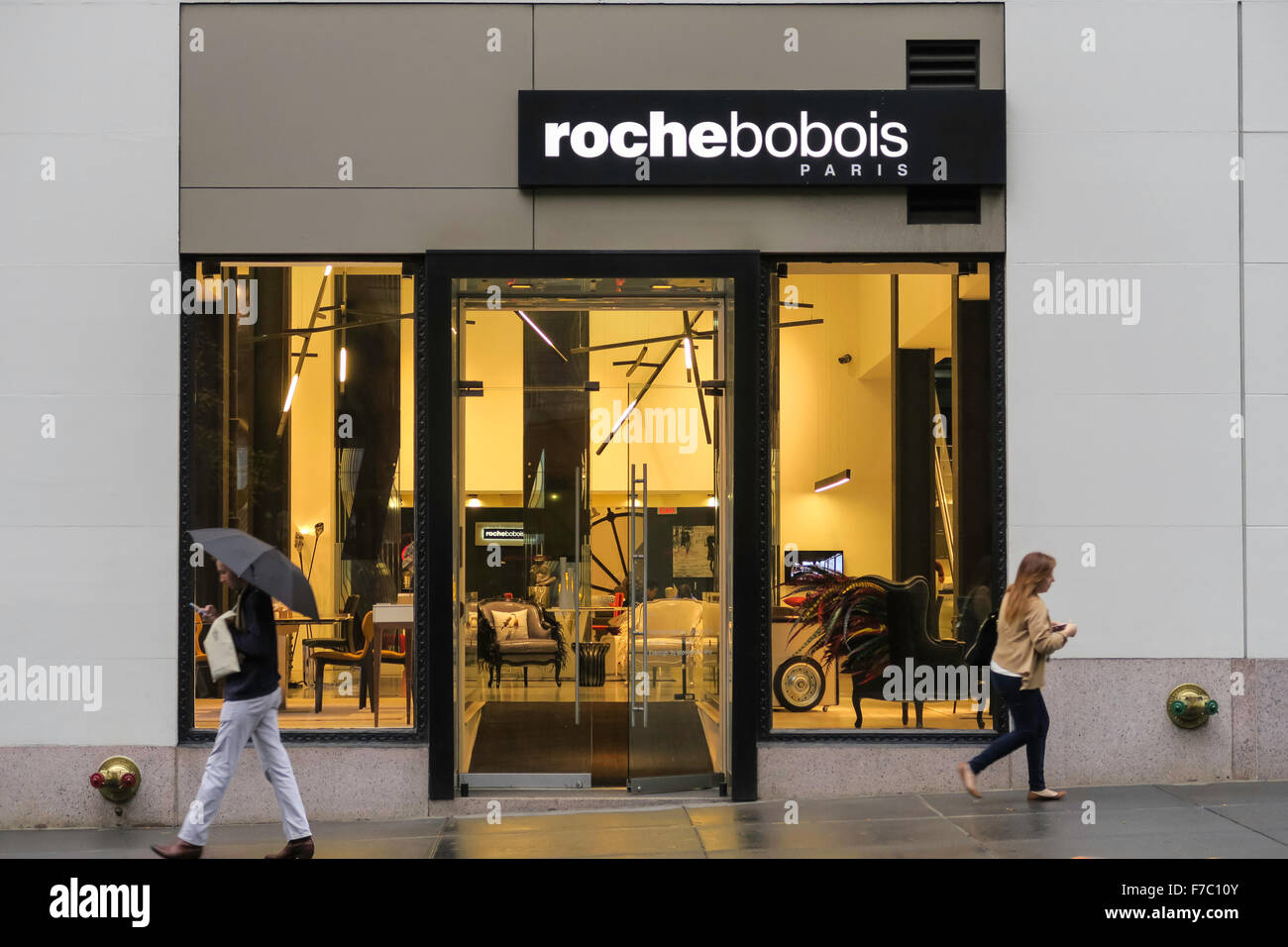 Roche Bobois Magasin de meubles, NYC Banque D'Images