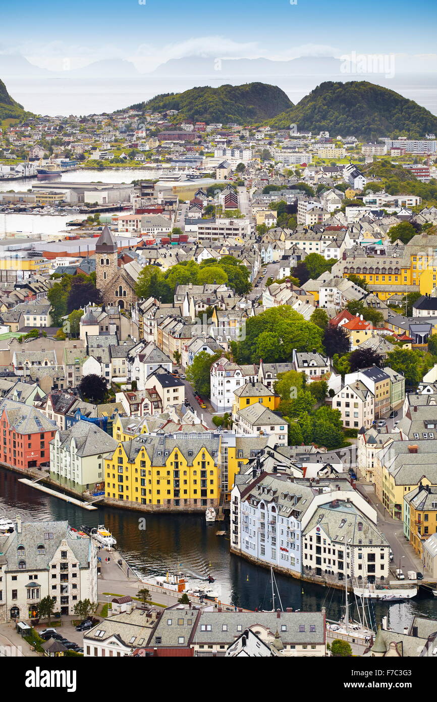 Alesund, More og Romsdal (Norvège) Banque D'Images