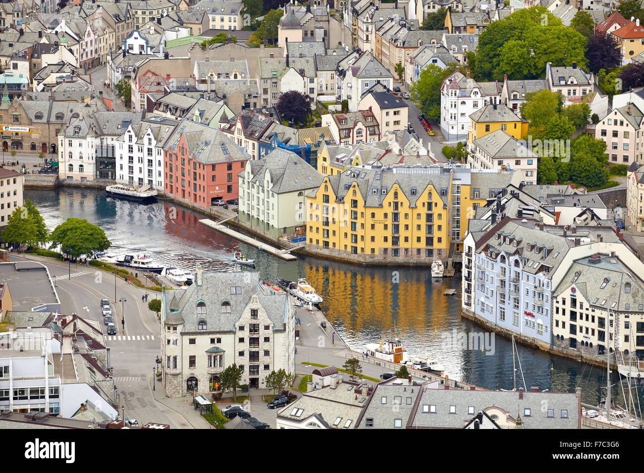 Alesund, More og Romsdal (Norvège) Banque D'Images