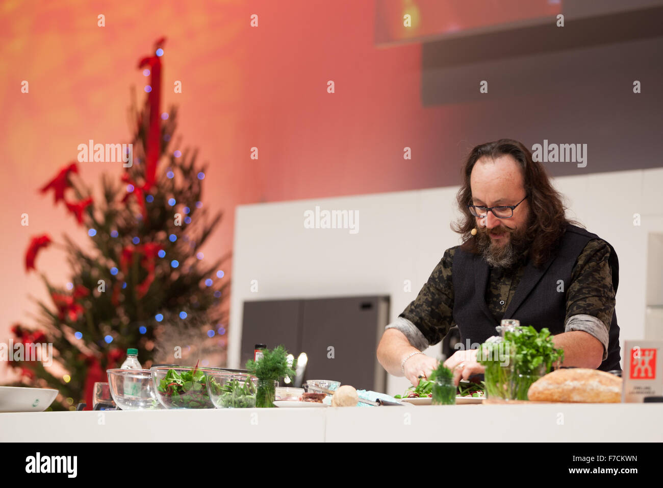 Birmingham, UK. 29 Nov, 2015. Hairy Bikers sur la scène Supertheater la cuisson d'une tempête à la bonne nourriture montrent l'hiver à la NEC de Birmingham. Crédit : Steven re/Alamy Live News Banque D'Images