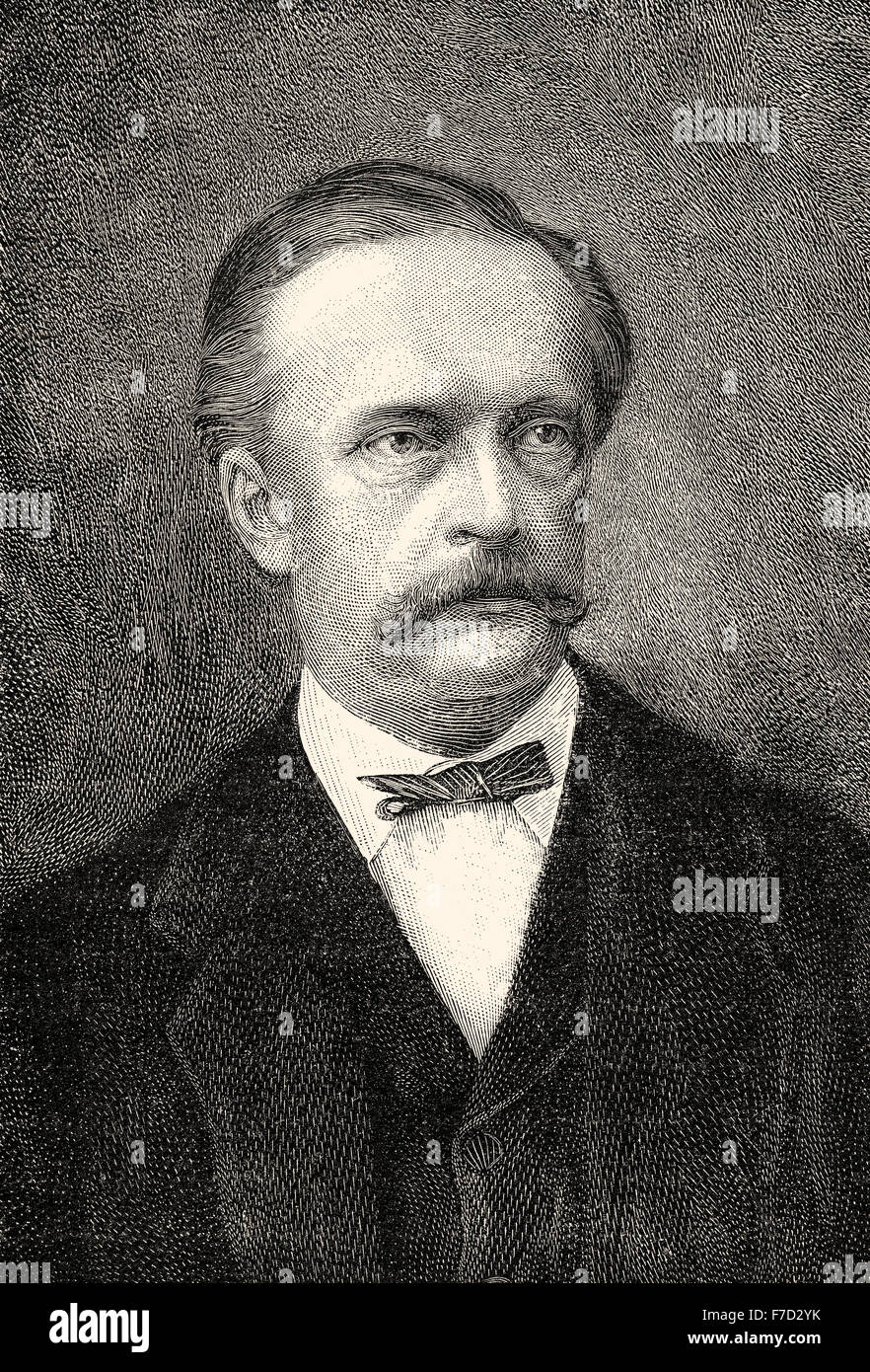 Hermann Ludwig Ferdinand von Helmholtz, 1821-1894, un médecin et physicien allemand Banque D'Images