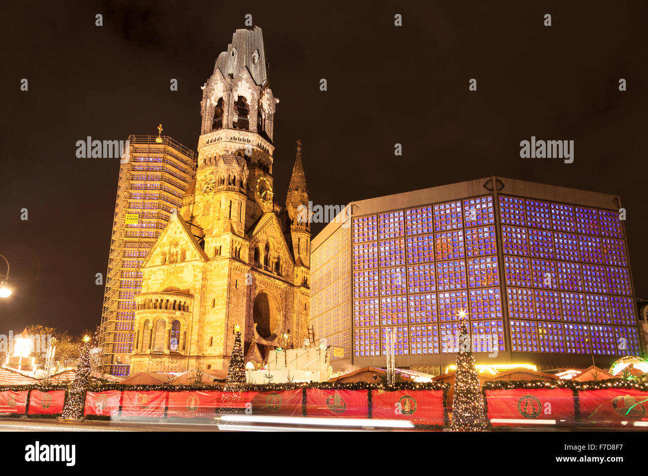 Marché de Noël au kurfuerstendamm à Berlin Banque D'Images