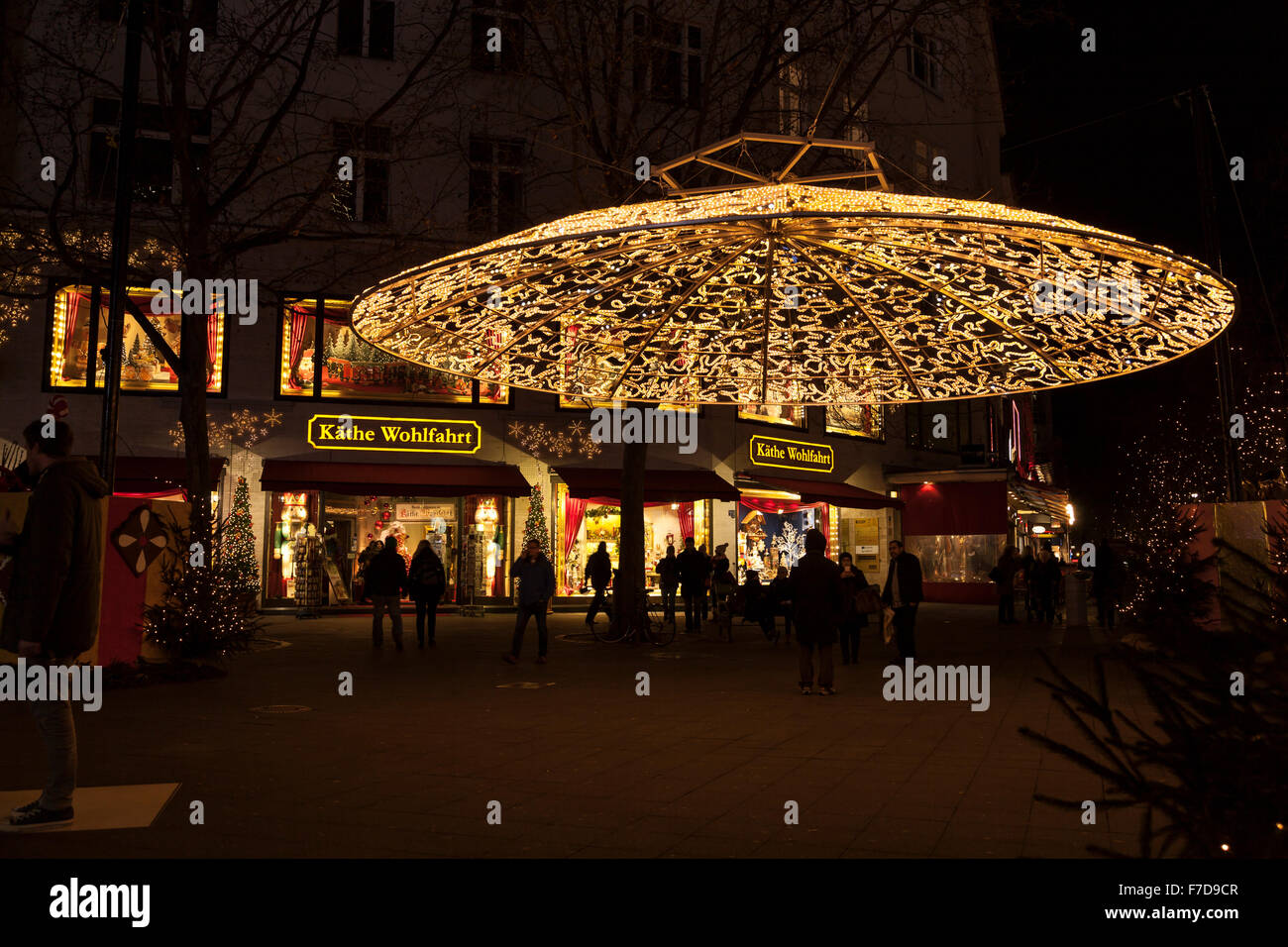 Musée Kaethe Wohlfahrt et magasin de décoration de Noël à Kurfuerstendamm à Berlin Banque D'Images