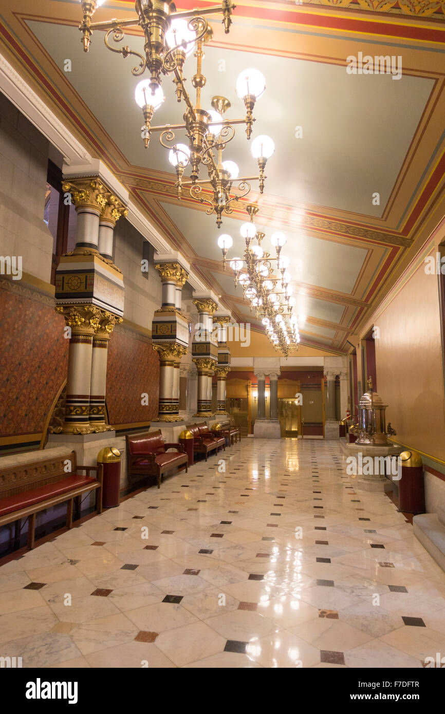 CT Connecticut State Capitol building Hartford Banque D'Images