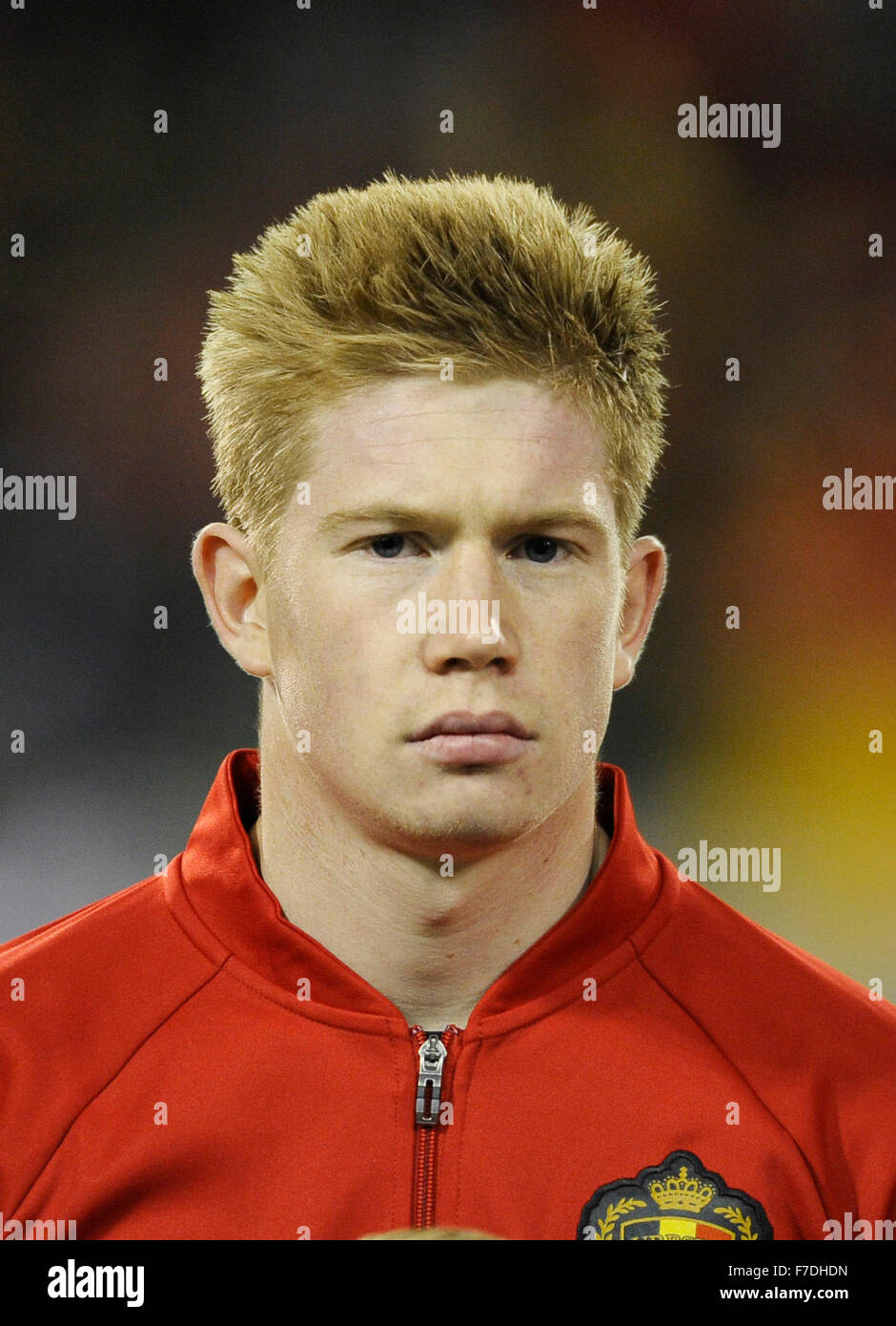 Stade Roi Baudouin, Bruxelles Belgique 13.11.2015, les équipes nationales de Football UEFA match amical contre la Belgique, Italie 3:1 ----- Kevin De Bruyne, Belgique Banque D'Images