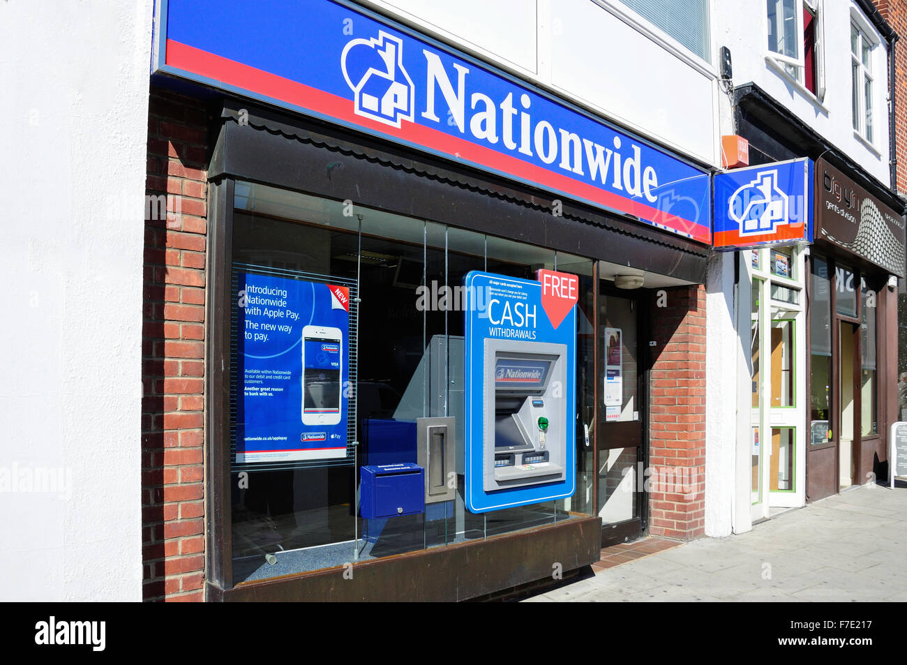 Banque nationale, High Street, Rayleigh, Essex, Angleterre, Royaume-Uni Banque D'Images