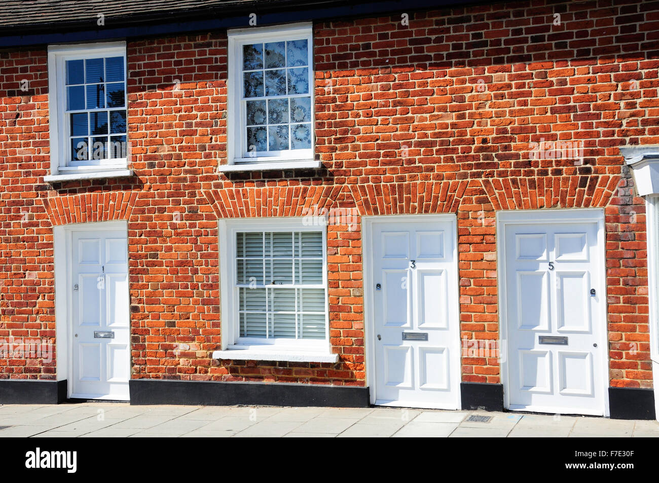 Maisons géorgiennes, Church Street, Rayleigh, Essex, Angleterre, Royaume-Uni Banque D'Images