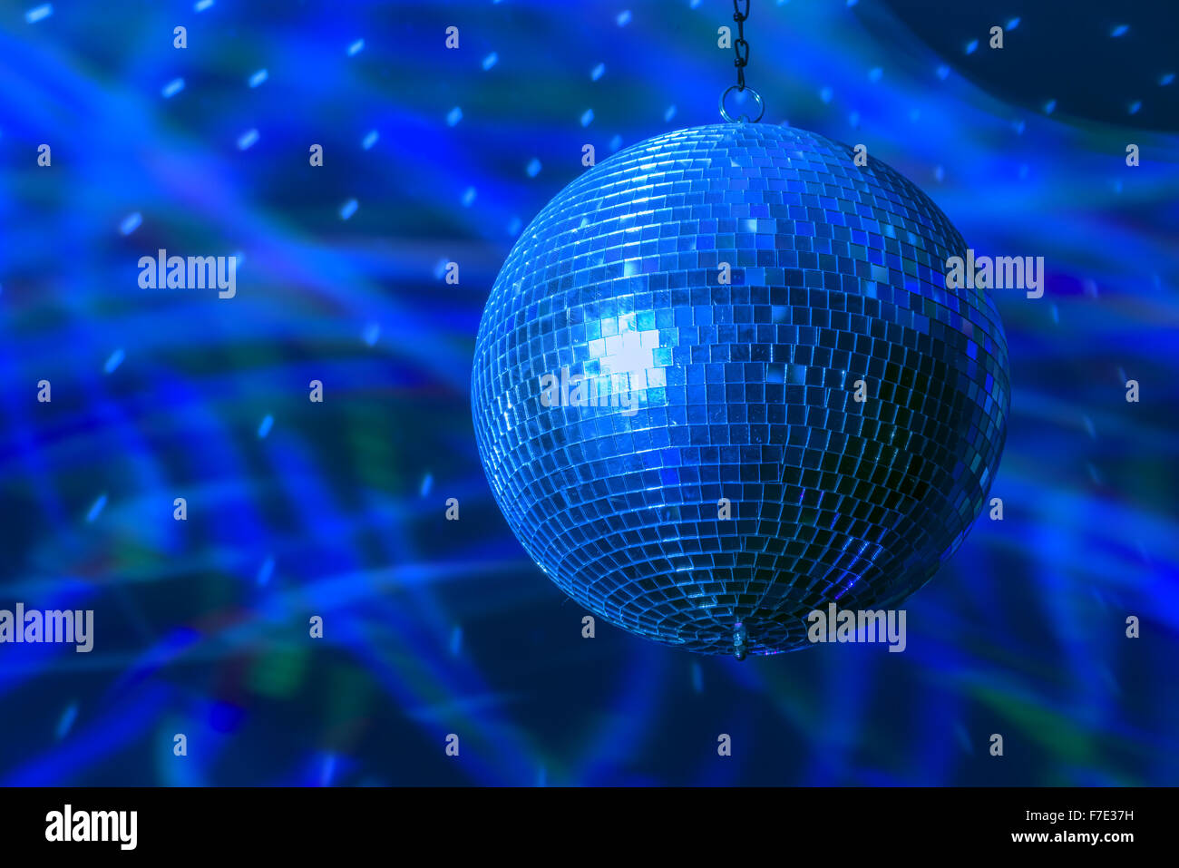 Boule disco background close up Banque D'Images