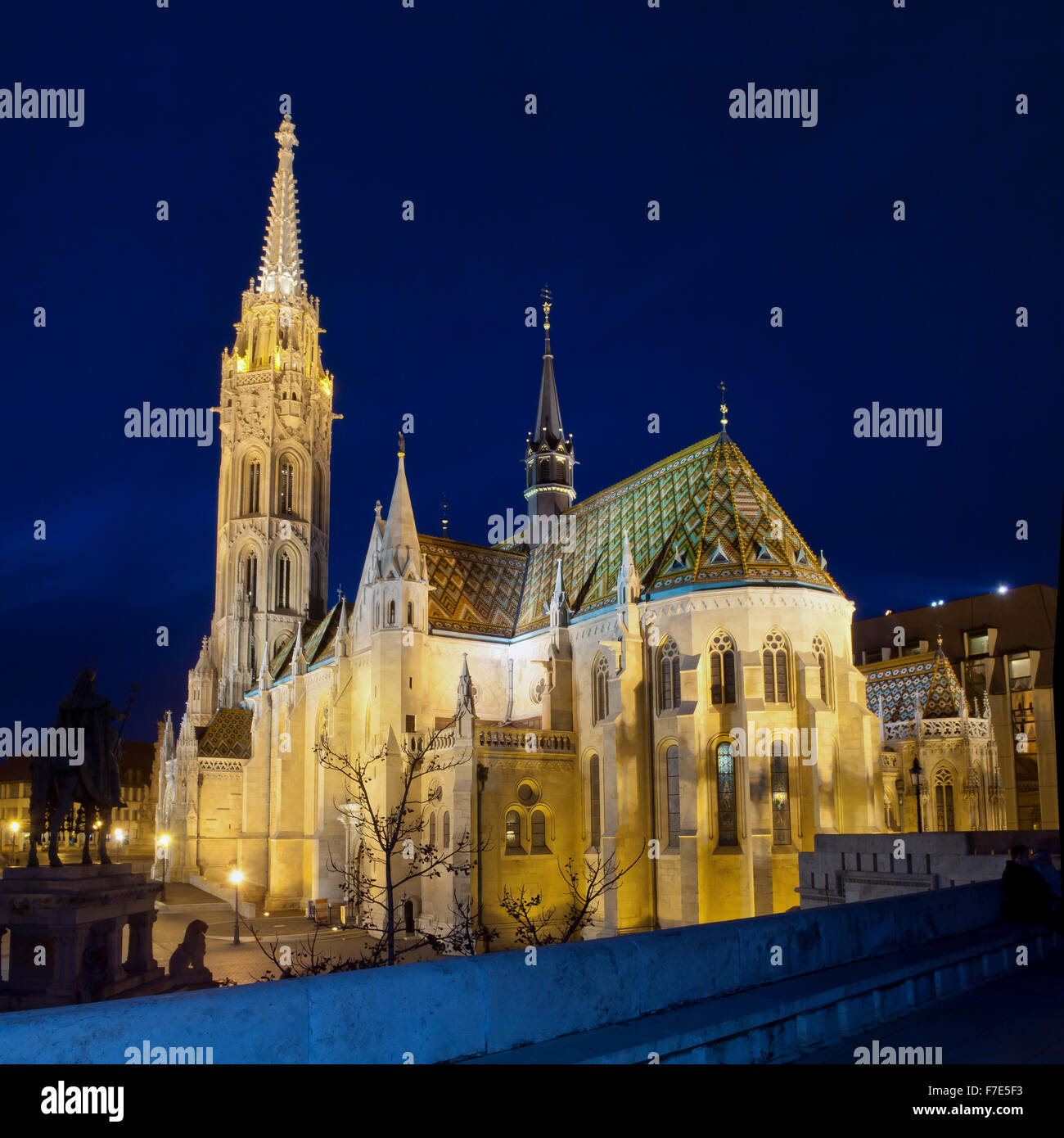 L'église Matthias La Hongrie Budapest Banque D'Images