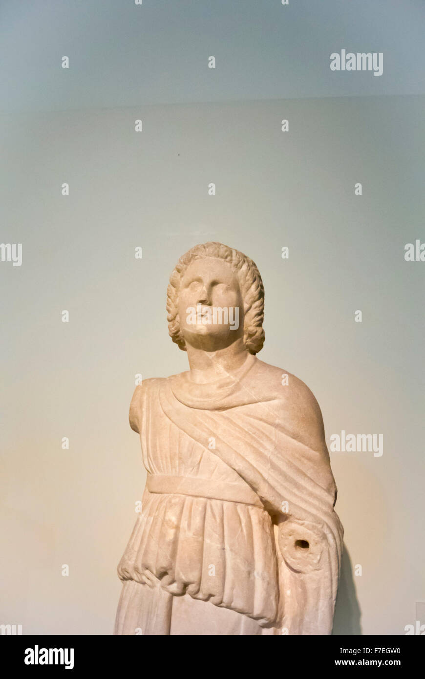 Alexandre le Grand, statue en marbre, du 1er siècle avant J.-C., Musée National Archéologique, Exarcheia, Athènes, Grèce Banque D'Images