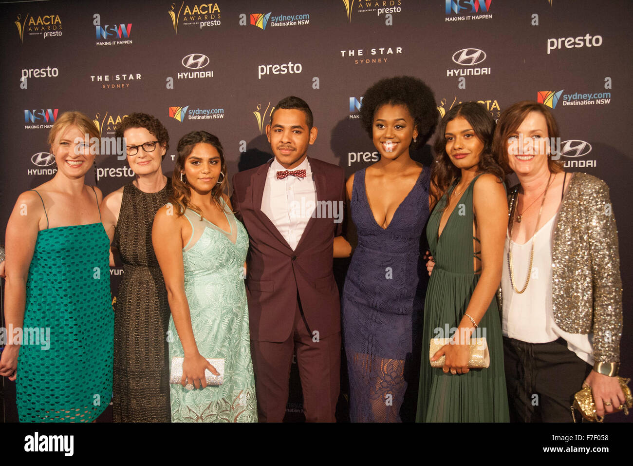 Sydney, Australie. 30Th Nov, 2015. Sur le tapis rouge avant le 5ème AACTA Awards Dîner de l'industrie. L'Académie australienne des Arts du cinéma et de la télévision Prix reconnaissent l'excellence de l'écran en Australie. Modèle : crédit10/Alamy Live News Banque D'Images