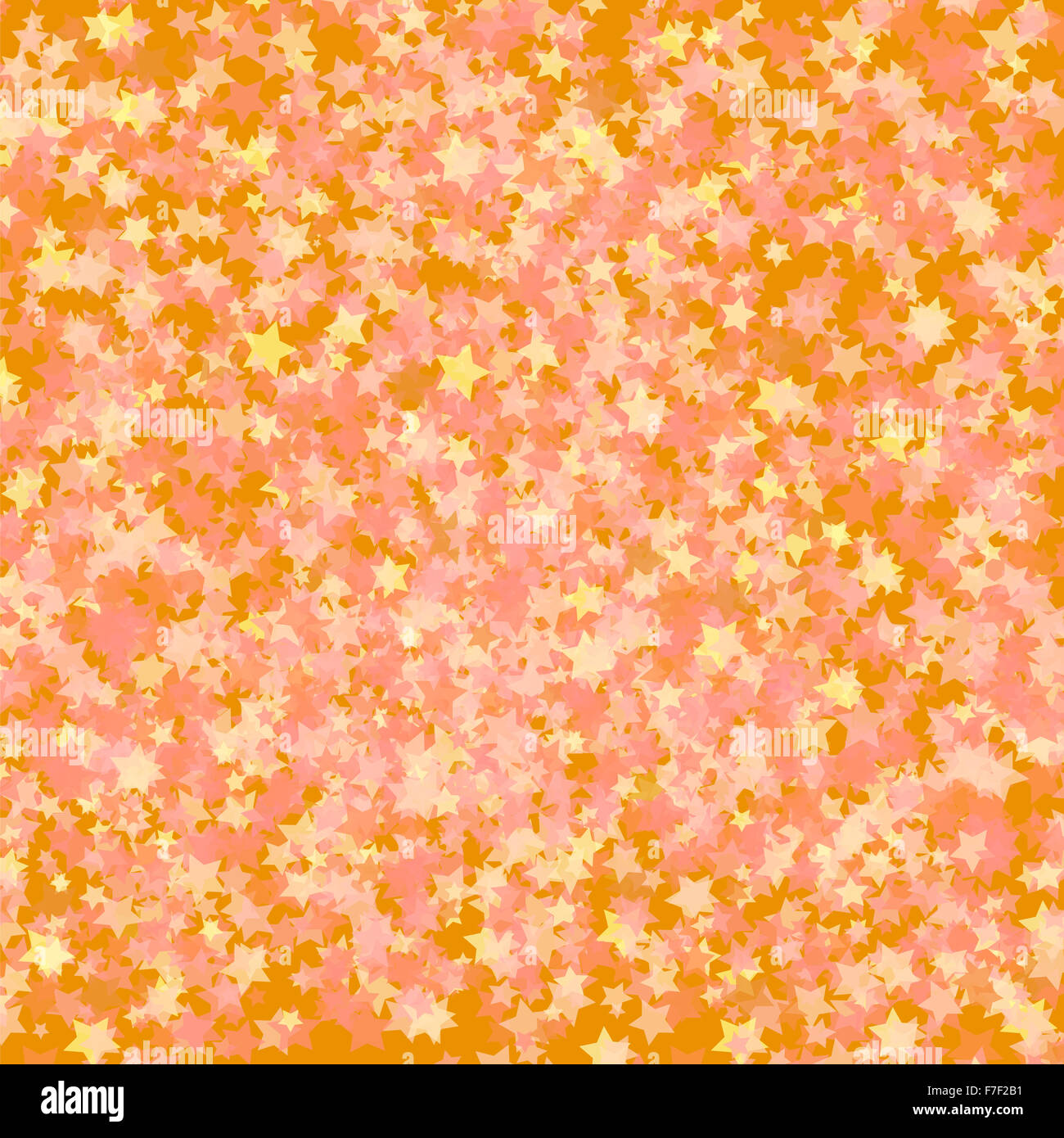 Rose et Or Transparent. Stars de fond. Résumé Motif Étoiles Banque D'Images