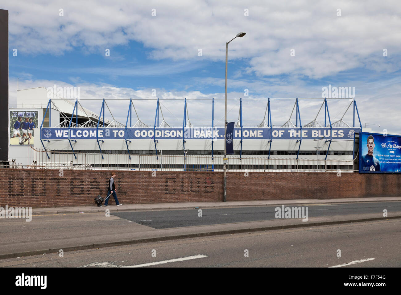 Images documentaires, FC Everton Goodison du Liverpool FC, Anfield, Liverpool, Angleterre Banque D'Images