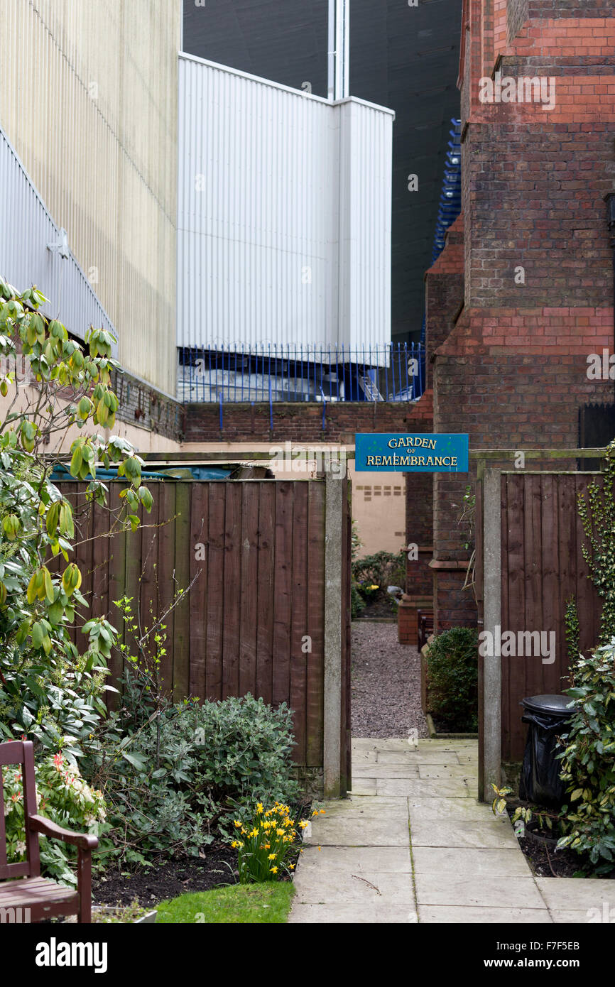 Images documentaires, FC Everton Goodison du Liverpool FC, Anfield, Liverpool, Angleterre Banque D'Images