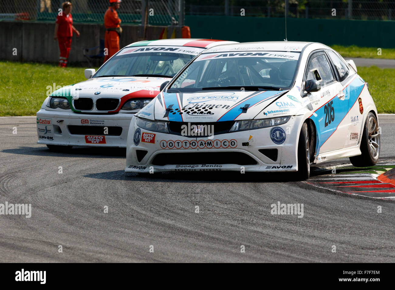 Monza, Italie - 30 mai 2015 : Honda Civic de A.S.D. SUPER équipe, entraînée par PICCIN Samuele - DALL'ANTONIA Romy pendant la C.I. Banque D'Images