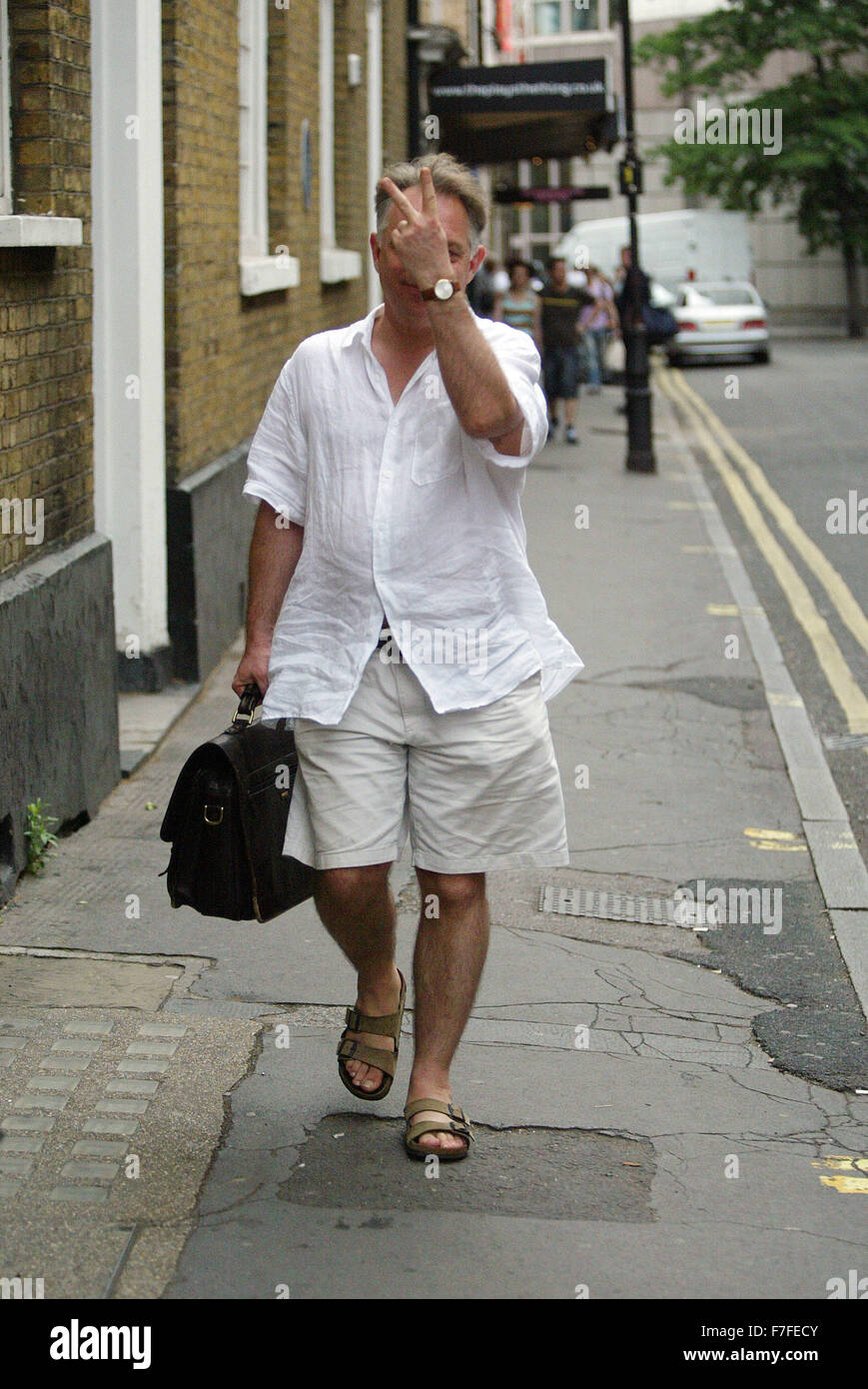 Rik Mayall Londres 6/7/2006 3 pix (crédit de droit©Jack Ludlam) Banque D'Images
