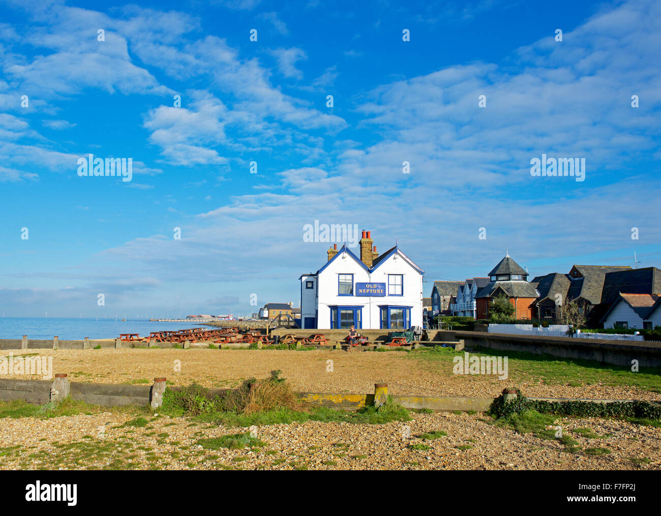 L'ancien pub Neptune, Marine Terrace, Whitstable Kent, England UK Banque D'Images