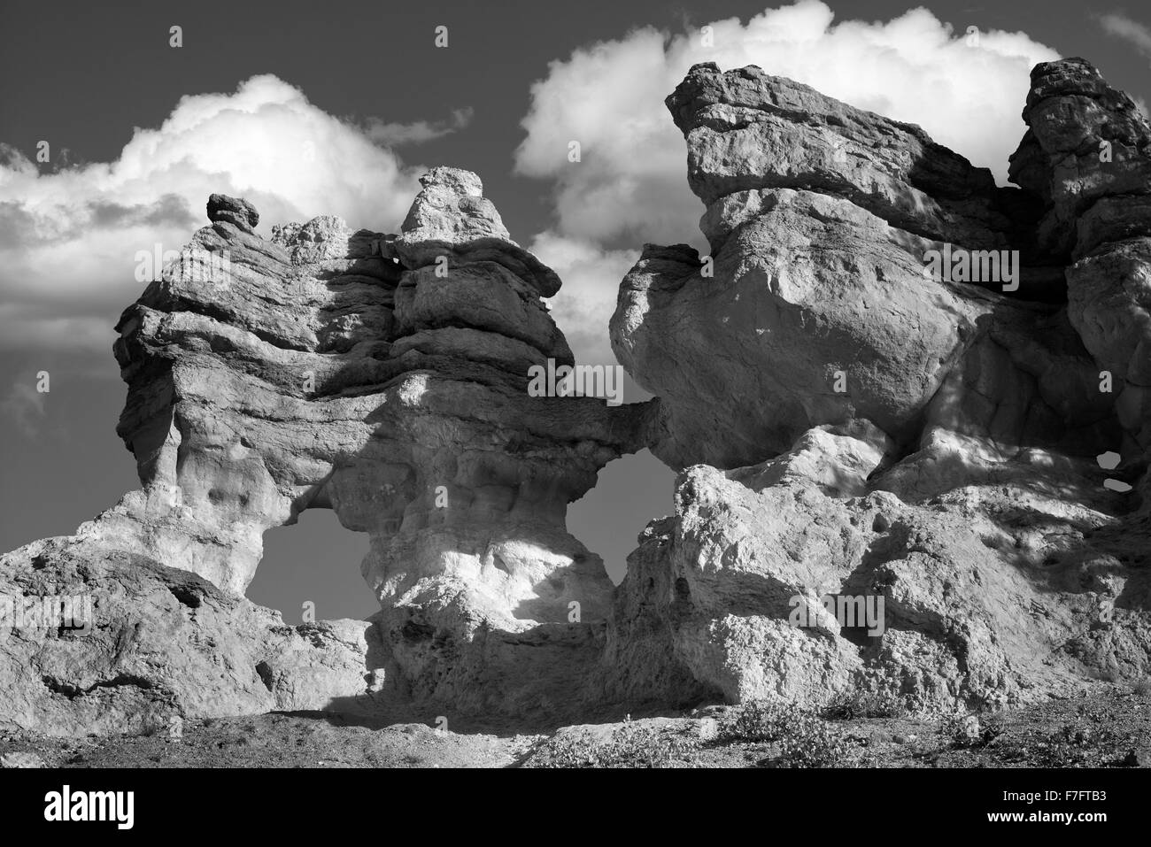 Le long du sentier des arches moussues. Bryce National Park, Utah Banque D'Images