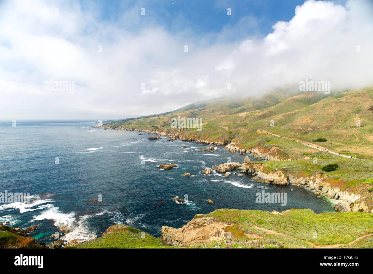 Big Sur, sur la côte centrale de Californie. Banque D'Images