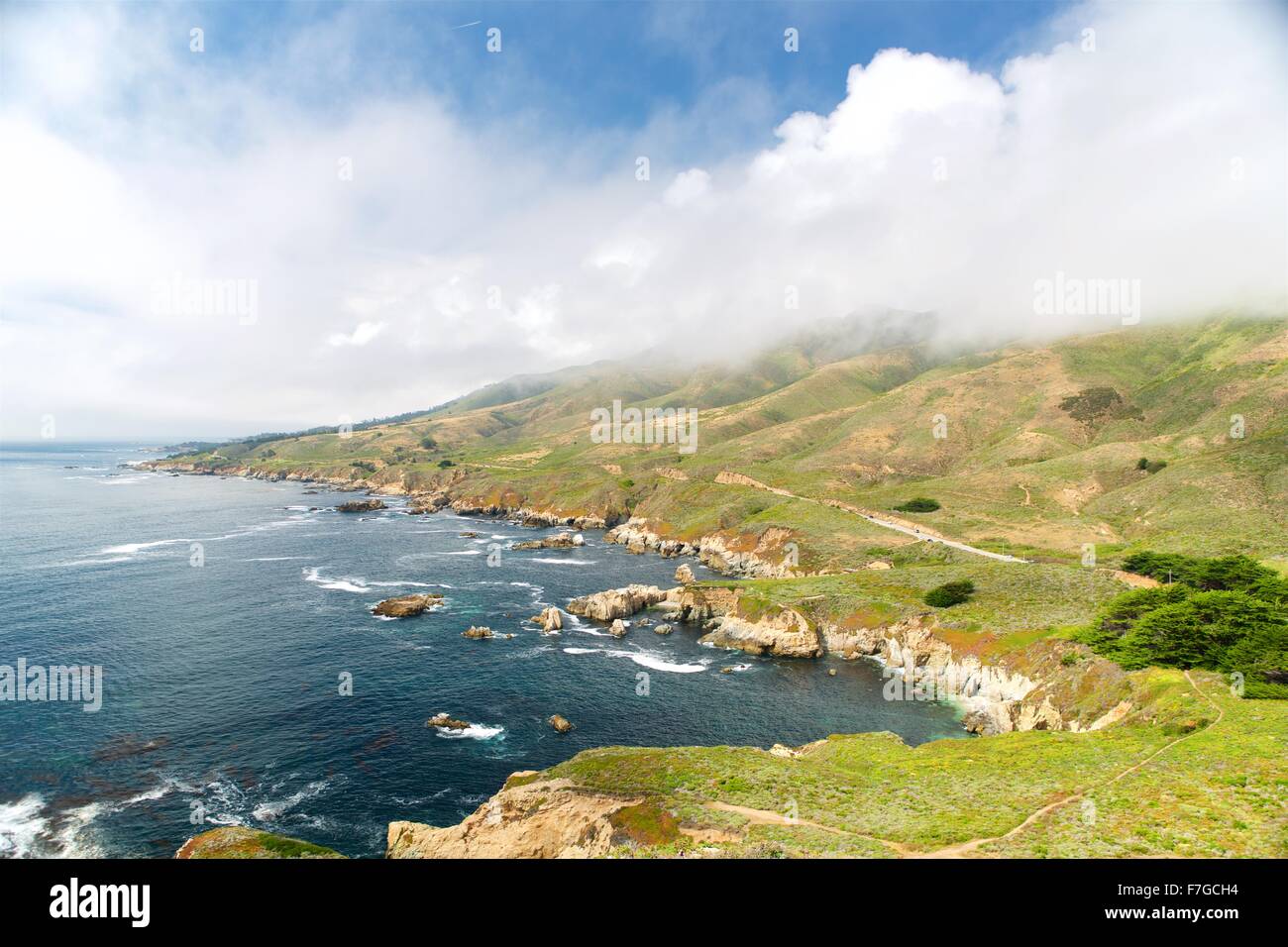 Big Sur, sur la côte centrale de Californie. Banque D'Images