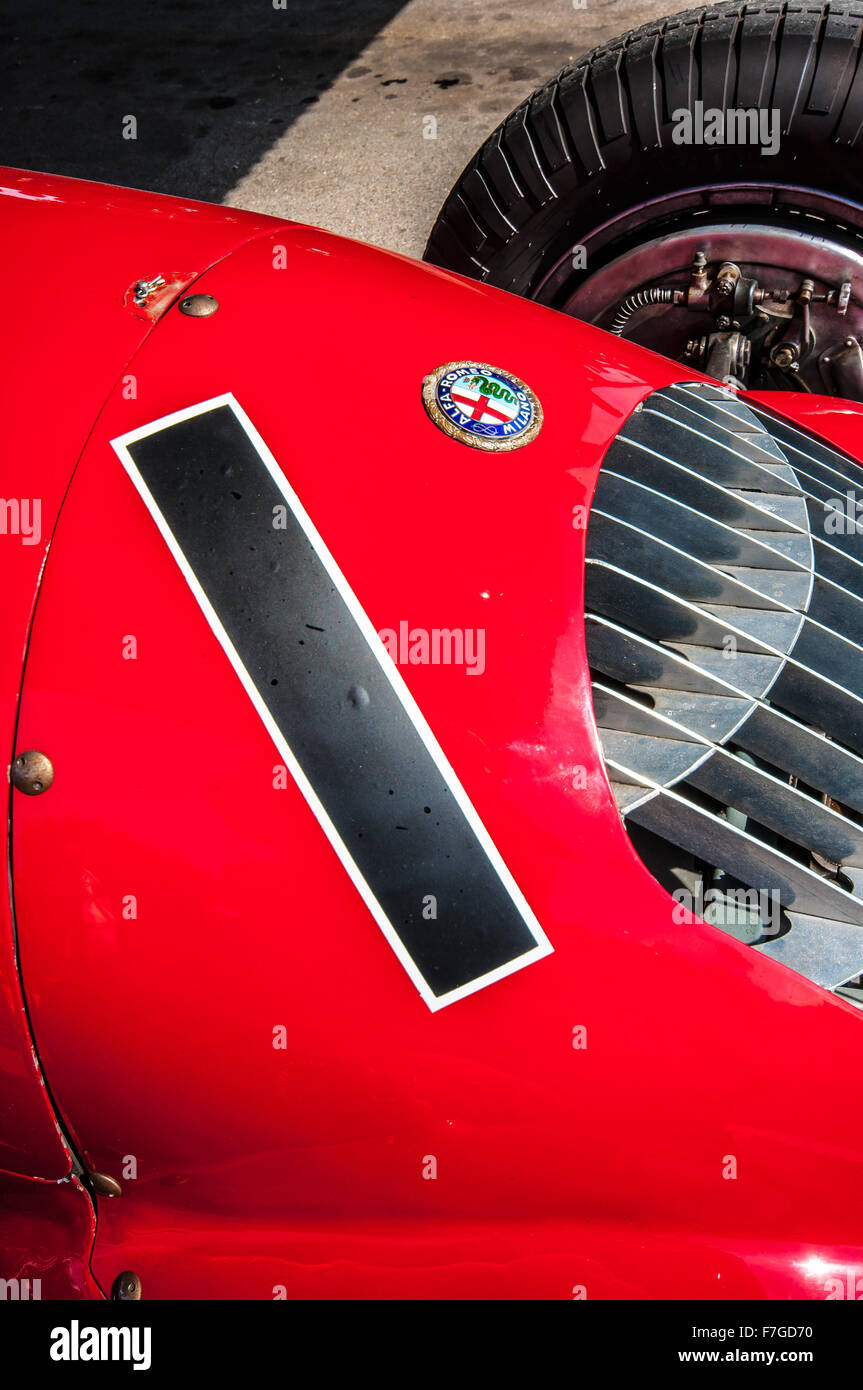Alfa Romeo 308 ou 8C-308 est une voiture de course du Grand Prix de la classe 3 litres en 1938, seulement quatre voitures ont été produites. Goodwood Revival Banque D'Images