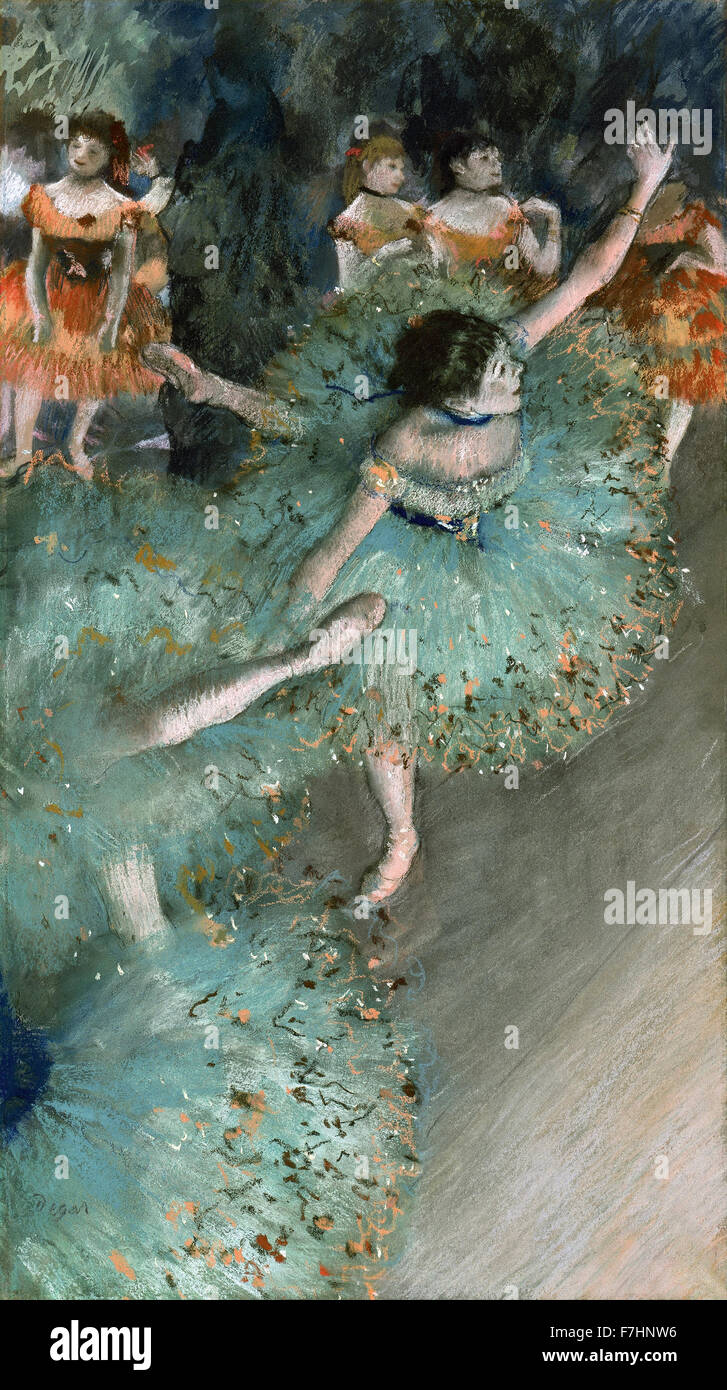 Edgar Degas - Danseuse basculant (Danseuse Verte Photo Stock - Alamy
