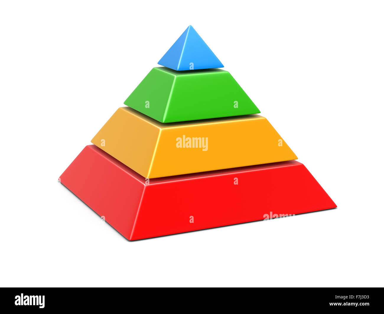 Pyramide. Image avec clipping path Banque D'Images