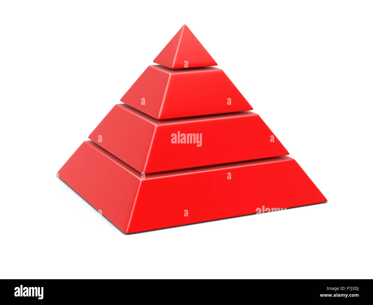 Pyramide. Image avec clipping path Banque D'Images