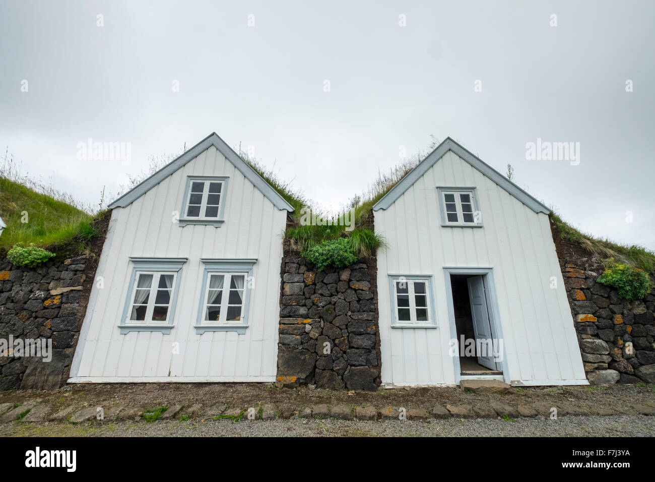 Grenjaðarstaður, Nord de l'Islande Banque D'Images