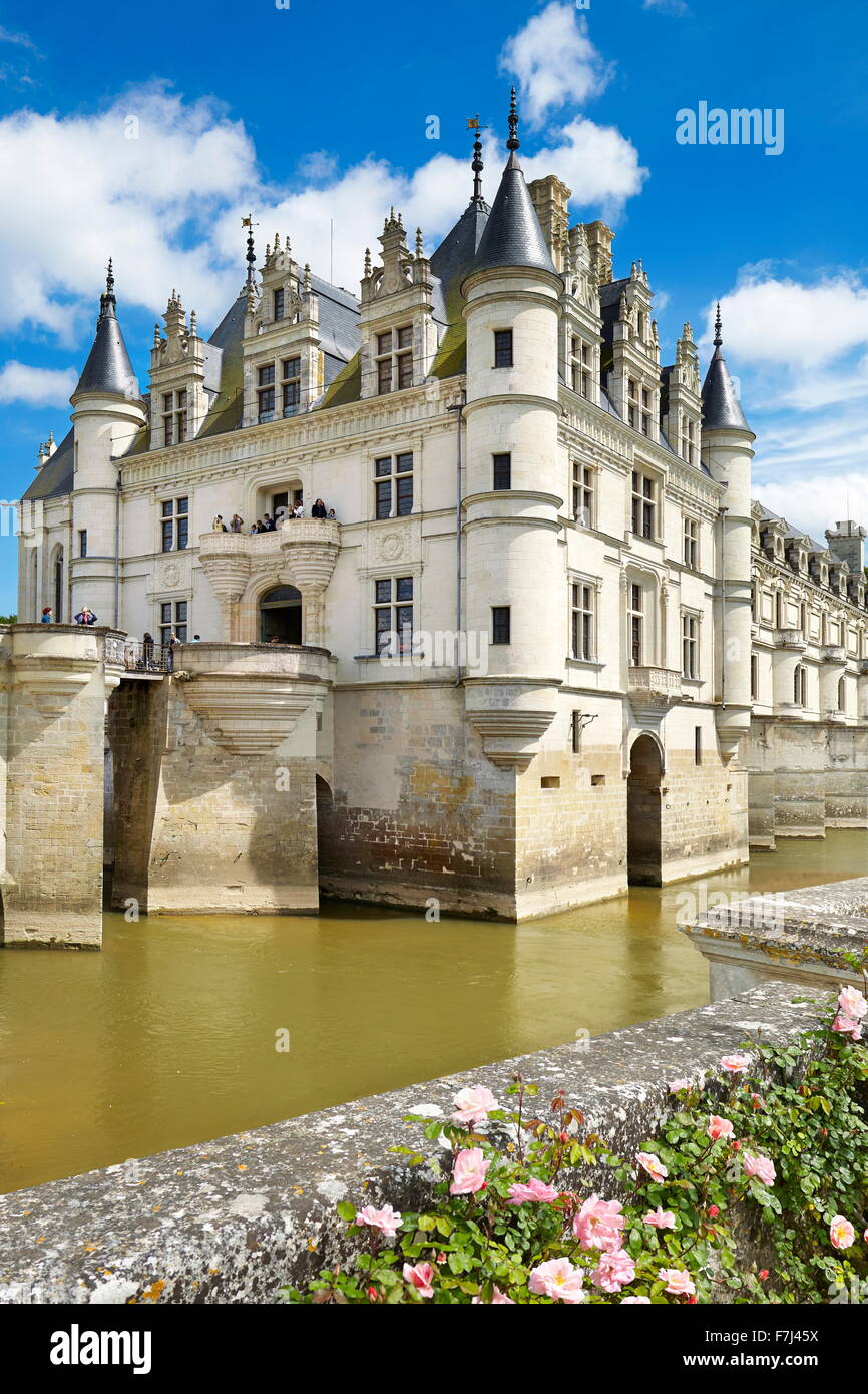 Château de Chenonceau, Chenonceau, Loire, France Banque D'Images