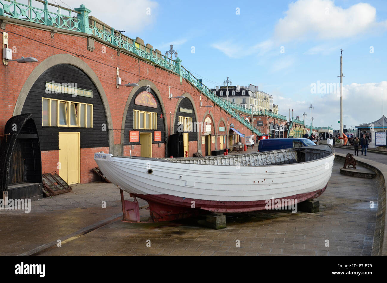Musée de la pêche de Brighton sur le front de mer de Brighton, East Sussex Banque D'Images