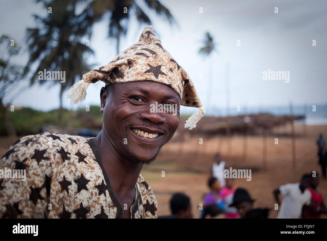 Homme de Bonduku, Côte d'Ivoire Banque D'Images