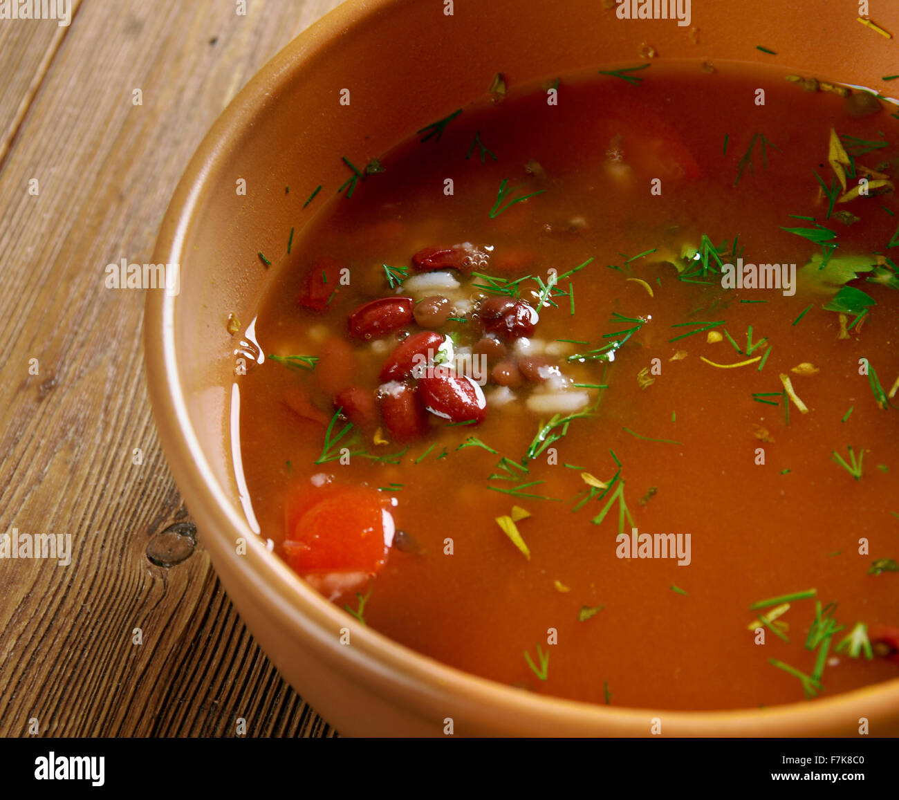 Kwati mixte - soupe de haricots germés.népalaise Banque D'Images