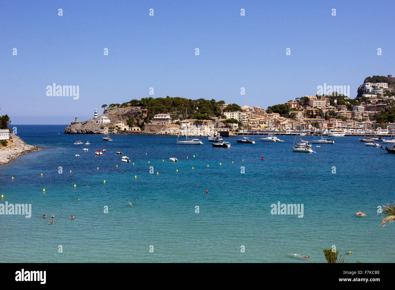 Port de Soller beach Banque D'Images