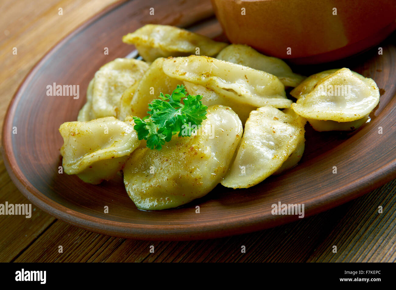 Raviolis grillés - raviolis frits panés.cuisine italo-américaine Banque D'Images